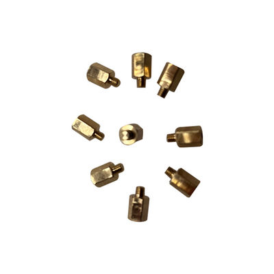 Black Anodized CNC Turned Components OEM Copper Turned Parts For Optical Devices