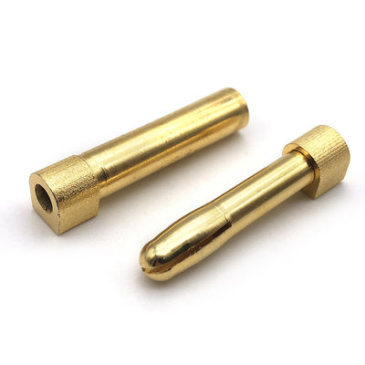 Custom Brass Cylindrical Pin Processing Non-standard Special-shaped Pin Processing Non-standard CNC Turning Copper Pin